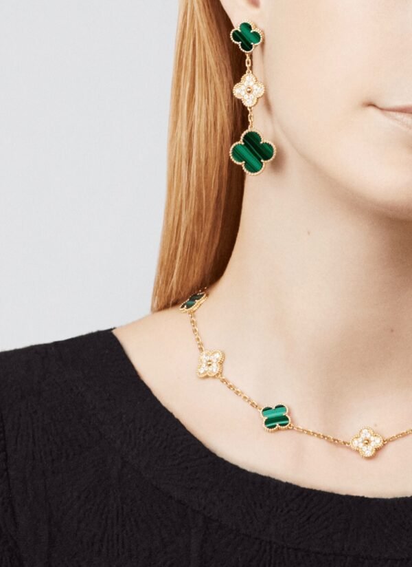 Van Cleef & Arpels. Magic Alhambra earrings, 3 motifs