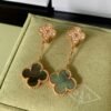 Van Cleef & Arpels. Magic Alhambra earrings, 2 motifs