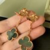 Van Cleef & Arpels. Magic Alhambra earrings, 2 motifs