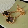 Van Cleef & Arpels. Magic Alhambra earrings, 2 motifs