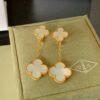 Van Cleef & Arpels. Magic Alhambra earrings, 2 motifs