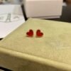 Van Cleef & Arpels. Sweet Alhambra Heart Earrings
