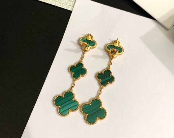 Van Cleef & Arpels. Magic Alhambra earrings, 3 motifs