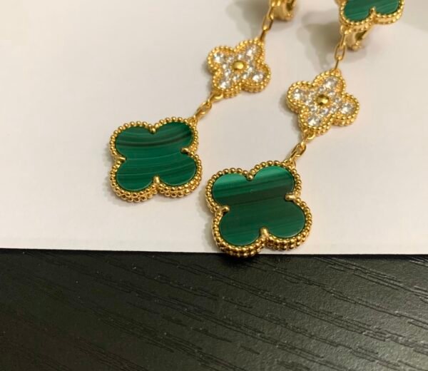 Van Cleef & Arpels. Magic Alhambra earrings, 3 motifs