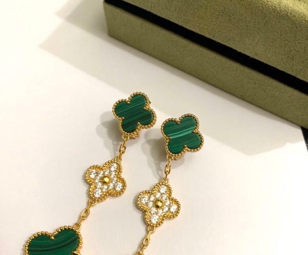 Van Cleef & Arpels. Magic Alhambra earrings, 3 motifs