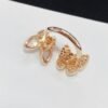 Van Cleef & Arpelf. Two Butterfly Between the Finger ring