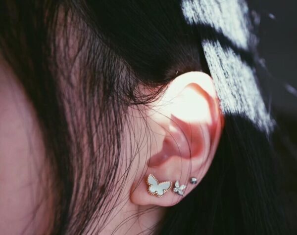 Van Cleef & Arpels. Sweet Butterflies earstuds