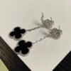 Van Cleef & Arpels. Magic Alhambra earrings. 2 motifs