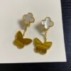Van Cleef & Arpels. Lucky Alhambra earrings, 2 motifs
