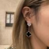 Van Cleef & Arpels. Magic Alhambra earrings. 2 motifs