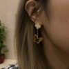 Van Cleef & Arpels. Lucky Alhambra earrings, 2 motifs