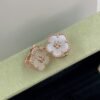 Van Cleef & Arpels. Lucky Spring earrings, plum blossom