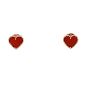 Van Cleef & Arpels. Sweet Alhambra Heart Earrings