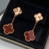 Van Cleef & Arpels. Magic Alhambra earrings, 2 motifs