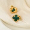 Van Cleef & Arpels. intage Alhambra earrings