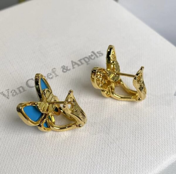 Van Cleef & Arpels. Two Butterfly earrings