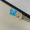 Van Cleef & Arpels. Two Butterfly Between the Finger ring