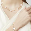 2054560 Van Cleef & Arpels. Vintage Alhambra necklace, 10 motifs (Mother-of-pearl)