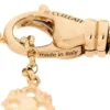BUCCELLATI. OPERA TULLE YELLOW GOLD BRACELET WITH MOTHER OF PEARL LOGO