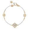 BUCCELLATI. OPERA TULLE YELLOW AND WHITE GOLD RAGGIERA BRACELET