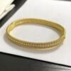 Van Cleef & Arpels. Perlée diamonds bracelet, 1 row, medium model