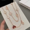 Van Cleef & Arpels. Lucky Spring long necklace, 15 motifs