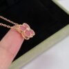 Van Cleef & Arpels. Vintage Alhambra Diamond Two Tone Holiday Pendant 2021