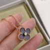 Van Cleef & Arpels. Vintage Alhambra Diamond Two Tone Holiday Pendant 2023
