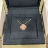 Van Cleef & Arpels. Vintage Alhambra Diamond Two Tone Holiday Pendant 2025