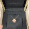 Van Cleef & Arpels. Vintage Alhambra Diamond Two Tone Holiday Pendant 2025