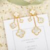 Van Cleef Arpels. Magic Alhambra earrings, 4 motifs
