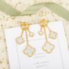 Van Cleef Arpels. Magic Alhambra earrings, 4 motifs