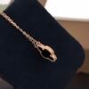 Van Cleef & Arpels. Vintage Alhambra pendant （Onyx)