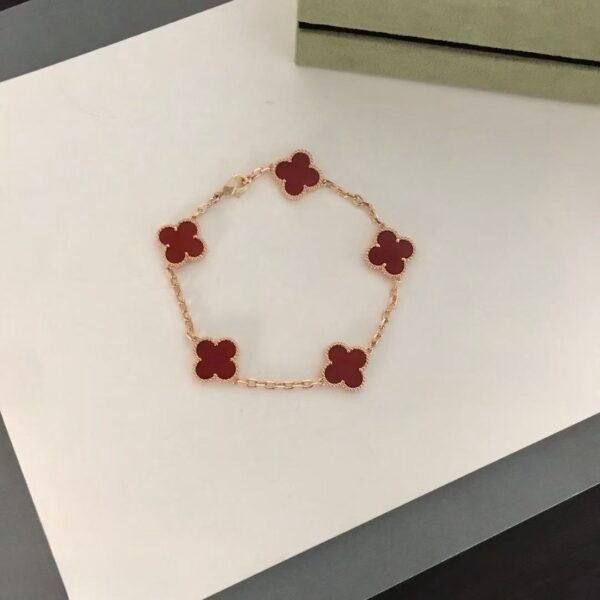 Van Cleef & Arpels. Vintage Alhambra bracelet, 5 motifs