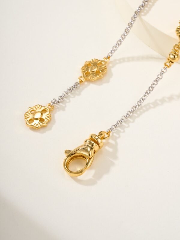 BUCCELLATI. OPERA TULLE YELLOW AND WHITE GOLD RAGGIERA BRACELET