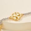 BUCCELLATI. OPERA TULLE YELLOW AND WHITE GOLD RAGGIERA BRACELET